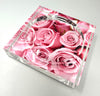 Kristin Smith Giftware Pink Roses Catchall Acrylic Block Candy Dish