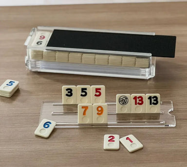 Kristin Smith Giftware Rummikub Gray Acrylic Game Set