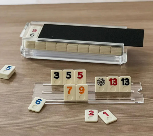 Kristin Smith Giftware Rummikub Gray Acrylic Game Set