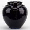 Danny's Fine Porcelain Dark Blue with Purple Tinted Round Vase W/ Handle