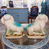 Danny's Fine Porcelain 8" Green Hares-Pair