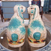 Danny's Fine Porcelain 8" Green Hares-Pair