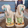 Danny's Fine Porcelain 8" Green Hares-Pair