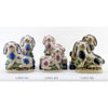 Danny's Fine Porcelain Small Staffordshire Bunny Hares- Pink - Pair