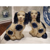 Danny's Fine Porcelain Staffordshire Dogs- Blue- Pair