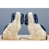 Danny's Fine Porcelain Staffordshire Dogs- Blue- Pair