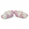 Danny's Fine Porcelain Pink Dog W/ Chain-Pair