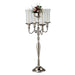 Leeber Giftware 4L Candelabra w/Bowl and Hurricanes, 41"h, NiP