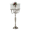 Leeber Giftware 4L Candelabra w/Bowl and Hurricanes, 41"h, NiP