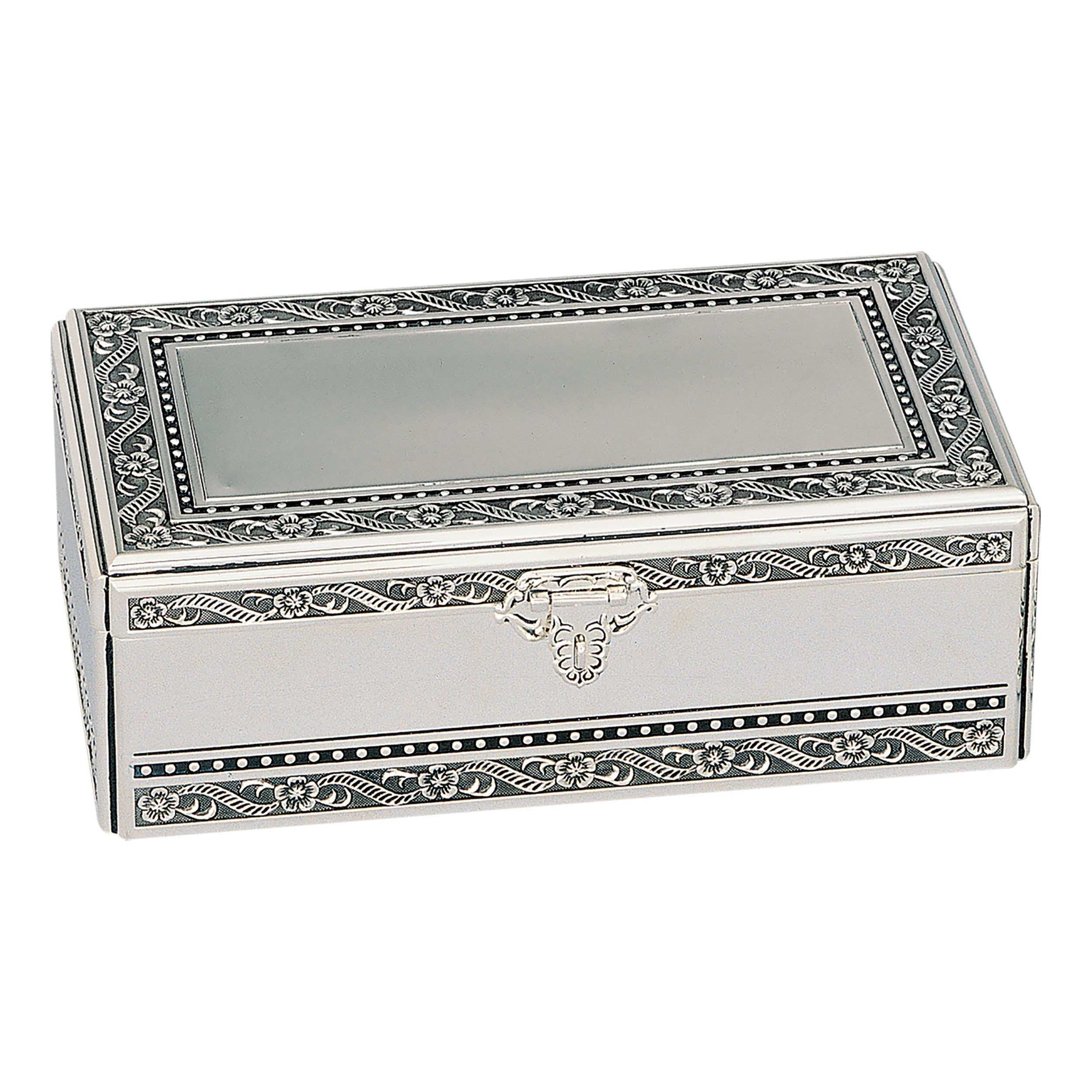 Leeber Serveware Ant. 2-Tier Rect. Box, 10" x 6" x 3.75 H