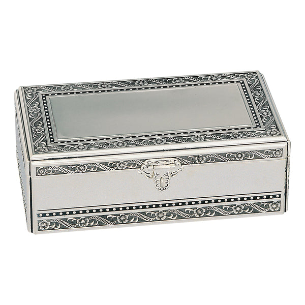 Leeber Serveware Ant. 2-Tier Rect. Box, 10" x 6" x 3.75 H