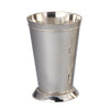 Leeber Serveware Beaded Mint Julep Cup, 5.5" Ht, SP over Brass, 16 oz