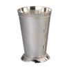 Leeber Serveware Beaded Mint Julep Cup, 6.5" Ht, SP over Brass, 22 oz