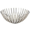 Leeber Serveware Beam Large Round Basket, 13.5" Dia x 5.5" H
