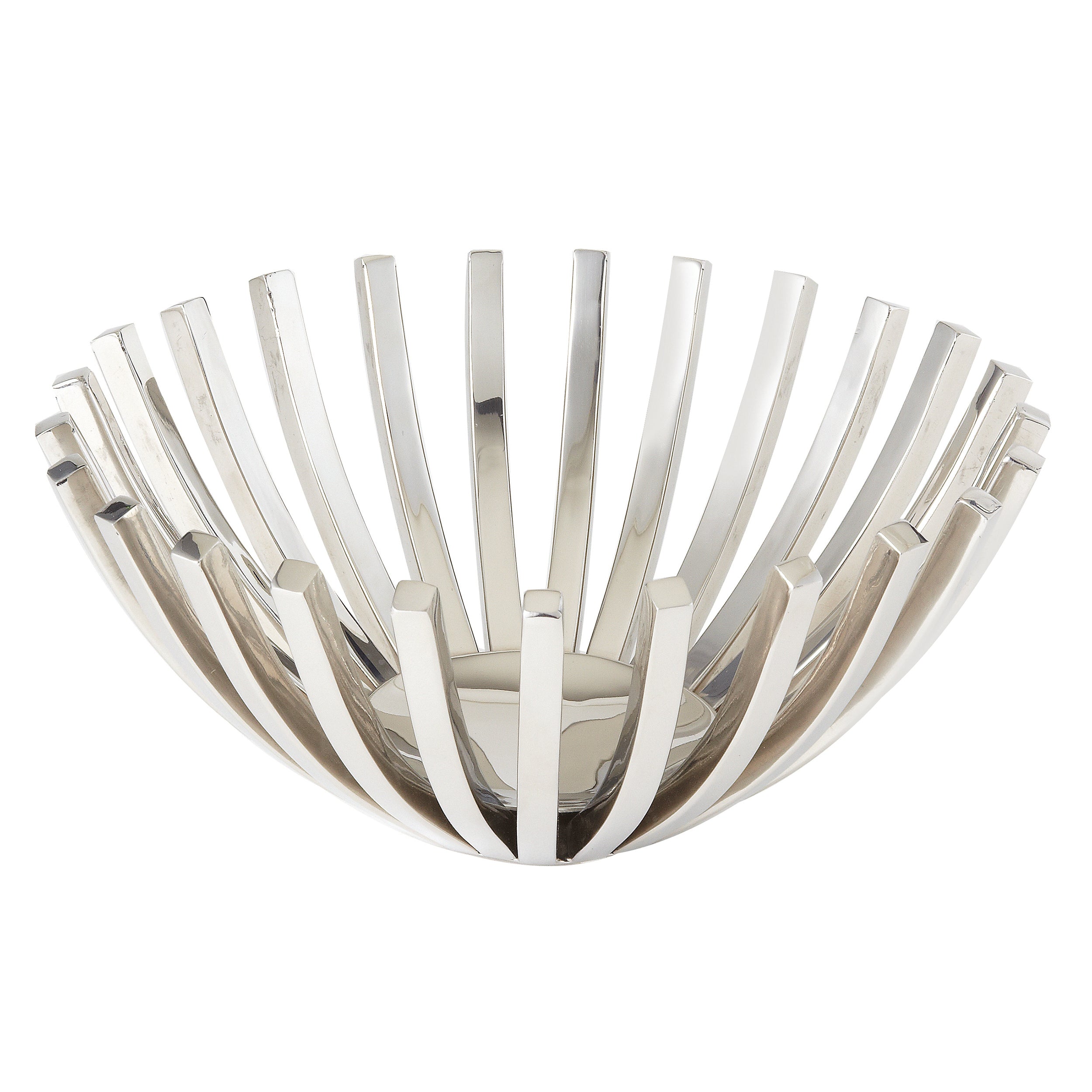 Leeber Serveware Beam Round Basket, 10" Dia x 4.5" H