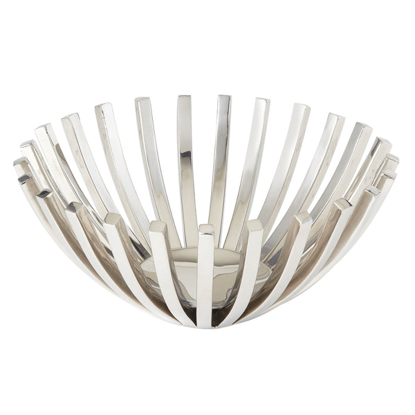 Leeber Serveware Beam Round Basket, 10" Dia x 4.5" H