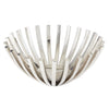 Leeber Serveware Beam Round Basket, 10" Dia x 4.5" H