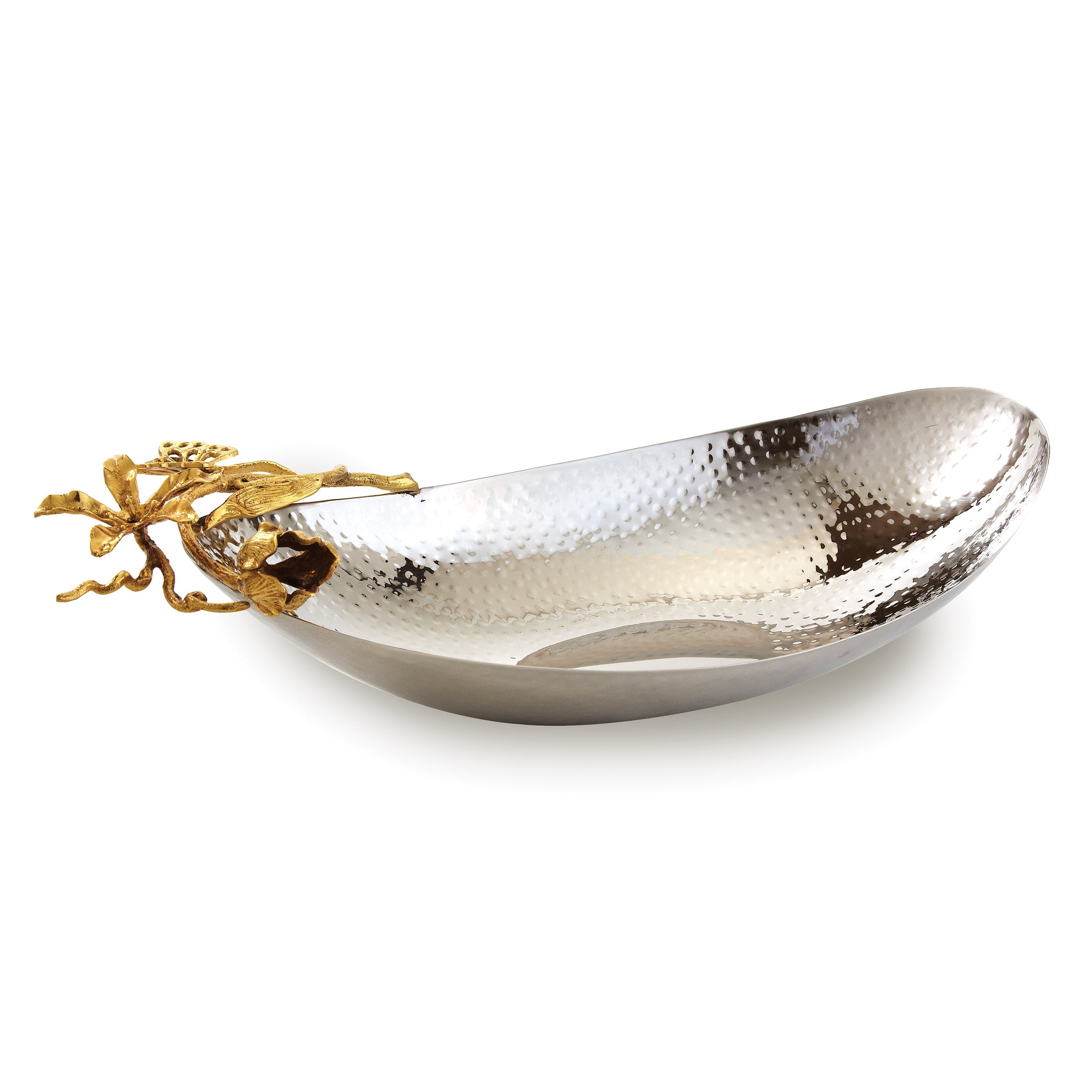 Leeber Serveware Butterfly Boat Bowl, 14" x 8" x 3.5", 16" at widest