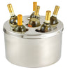 Leeber Serveware Doublewall Beverage Tub w/6 bottle lid, 15.75" x 9" H