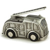 Leeber Giftware Fire Truck Bank, Pewter Finish