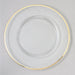 Leeber Serveware Gold Rim Chargers, Set of 4, 13" Dia