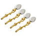 Leeber Serveware Golden Vine Spoons, Set of 4, 5" L