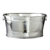 Leeber Serveware Hammered Oval Party Tub, 20.5 " x 14" x 9" H