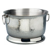Leeber Serveware Hammered Party Tub, Doublewall, 16" Dia x 10: H