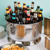 Leeber Serveware Hammered Party Tub, Doublewall, 16" Dia x 10: H