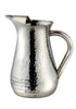 Leeber Serveware Hammered Pitcher w/Ice Guard, 48 oz, 4" W x 8" H