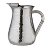 Leeber Serveware Hammered Pitcher w/Ice Guard, 72 oz, 8" Dia x 8.5"H