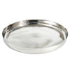 Leeber Serveware Hammered Round Tray, 16"