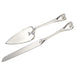 Leeber Serveware Heart Cake & Knife Set, 12" L