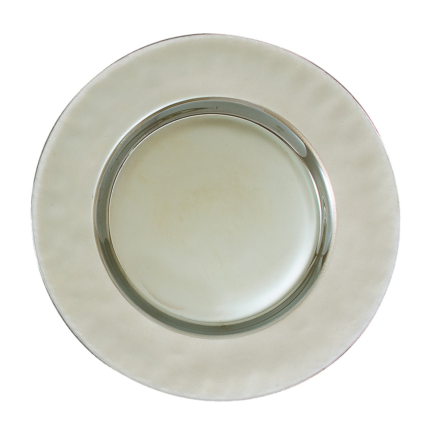 Leeber Serveware Luster Platinum Chargers, Set of 4, 13" Dia