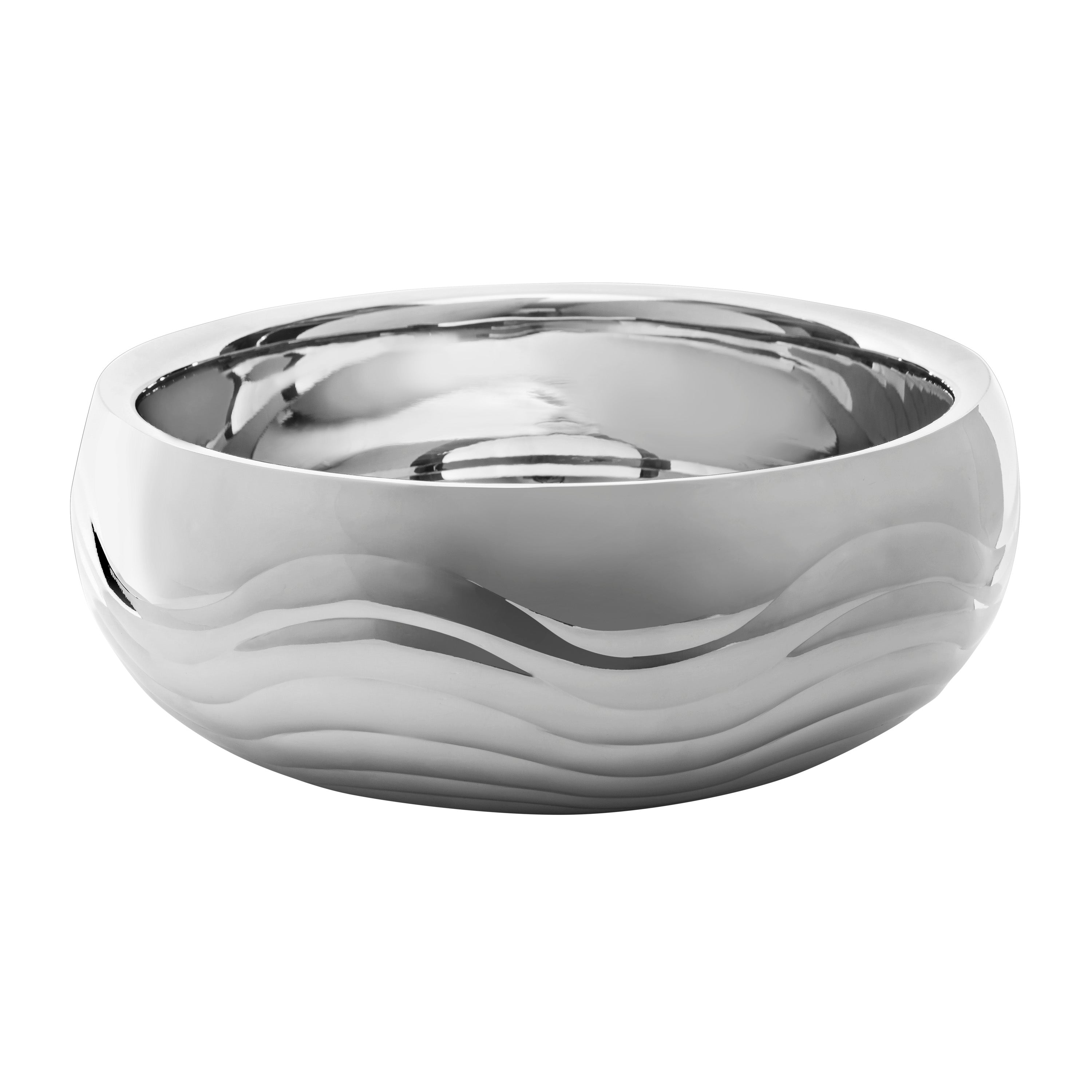 Leeber Serveware Ripple Doublewall Belly Bowl, 11" Dia