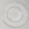 Leeber Serveware Silver Rim Chargers, Set of 4, 13" Dia