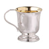 Leeber Giftware Sterling Silver Footed Cup, Gilded Inside