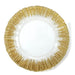 Leeber Serveware Sunburst Gold Chargers, Set of 4, 13" Dia