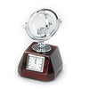 Leeber Serveware Swivel Globe & Clock, 7" H