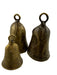 Legend of Asia Home Decor Antique Bronze Hand Forged Cowbell Set of 3