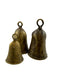 Legend of Asia Home Decor Antique Bronze Hand Forged Cowbell Set of 3