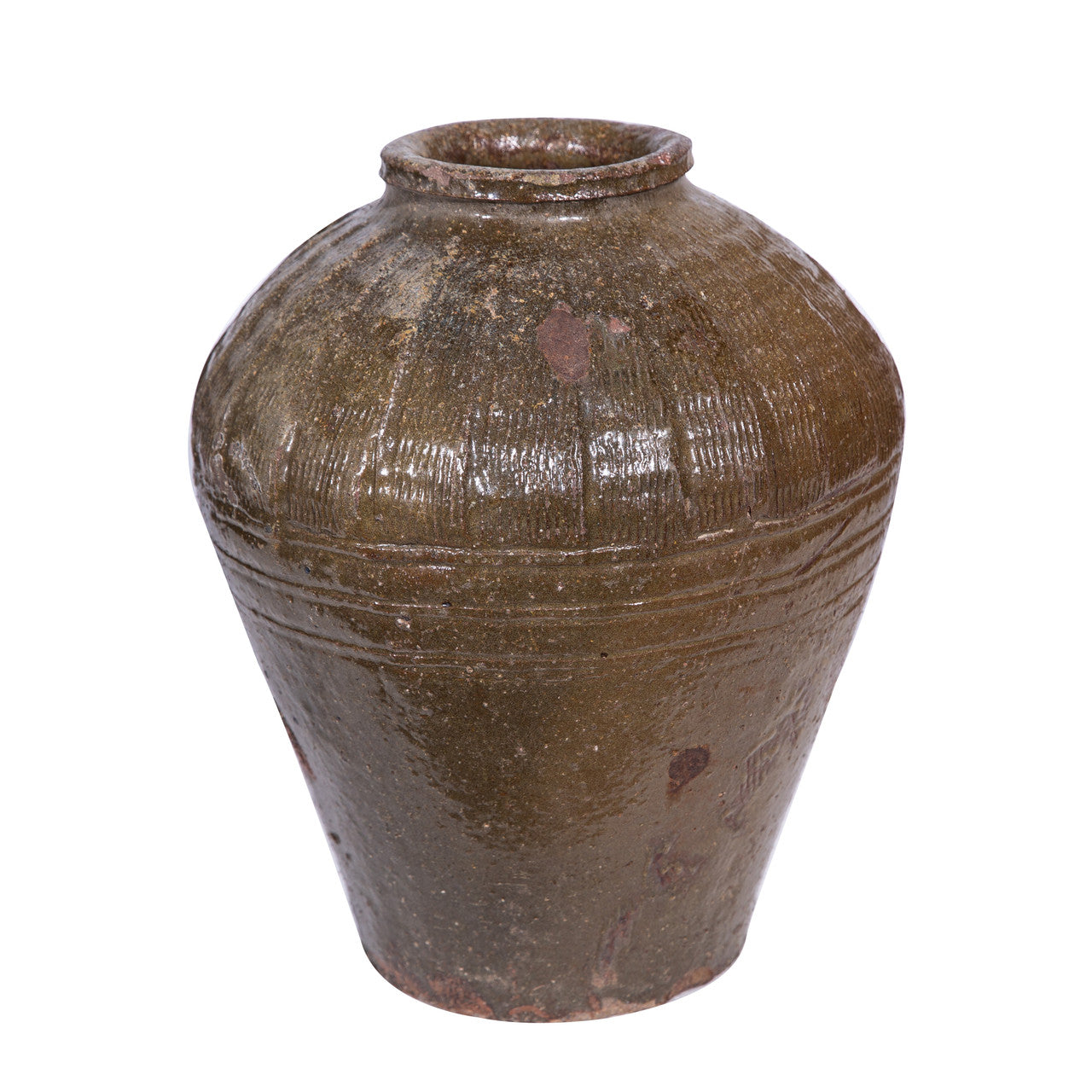 Legend of Asia Home Decor Antique Soy Sauce Jar Small