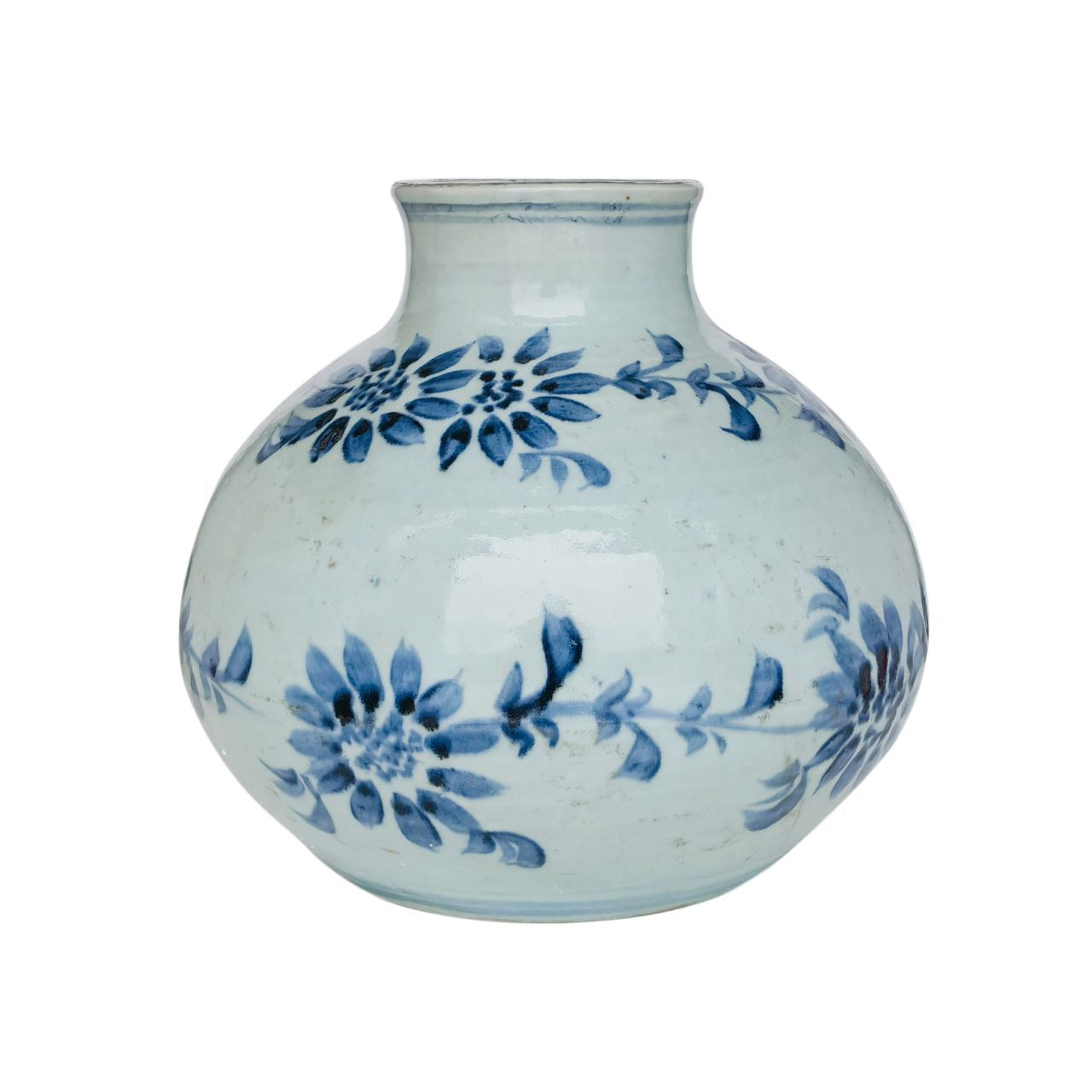 Legend of Asia Home Decor Barclay Butera Couture Blue & White.. Porcelain Apple Jar Odesa Glory
