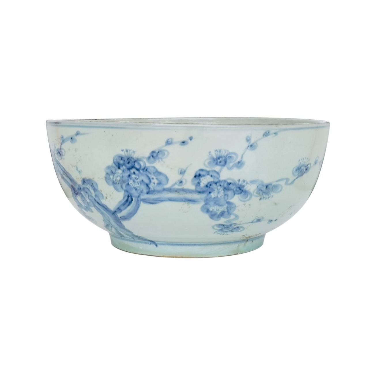 Legend of Asia Home Decor Barclay Butera Couture Blue & White Porcelain Bowl Cherry Blossom
