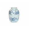 Legend of Asia Home Decor Barclay Butera Couture Blue & White Porcelain Ear Loop Jar Odesa Sunflower