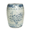 Legend of Asia Home Decor Barclay Butera Couture Blue & White Porcelain Garden Stool English Garden