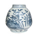 Legend of Asia Home Decor Barclay Butera Couture Blue & White Porcelain Mandarin Pot Floral Bird Motif