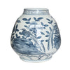 Legend of Asia Home Decor Barclay Butera Couture Blue & White Porcelain Mandarin Pot Floral Bird Motif