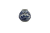 Legend of Asia Home Decor Barclay Butera Couture Blue & White Porcelain Mandarin Pot Floral Medallion Frame Landscape Motif