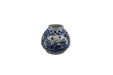 Legend of Asia Home Decor Barclay Butera Couture Blue & White Porcelain Mandarin Pot Floral Medallion Frame Landscape Motif